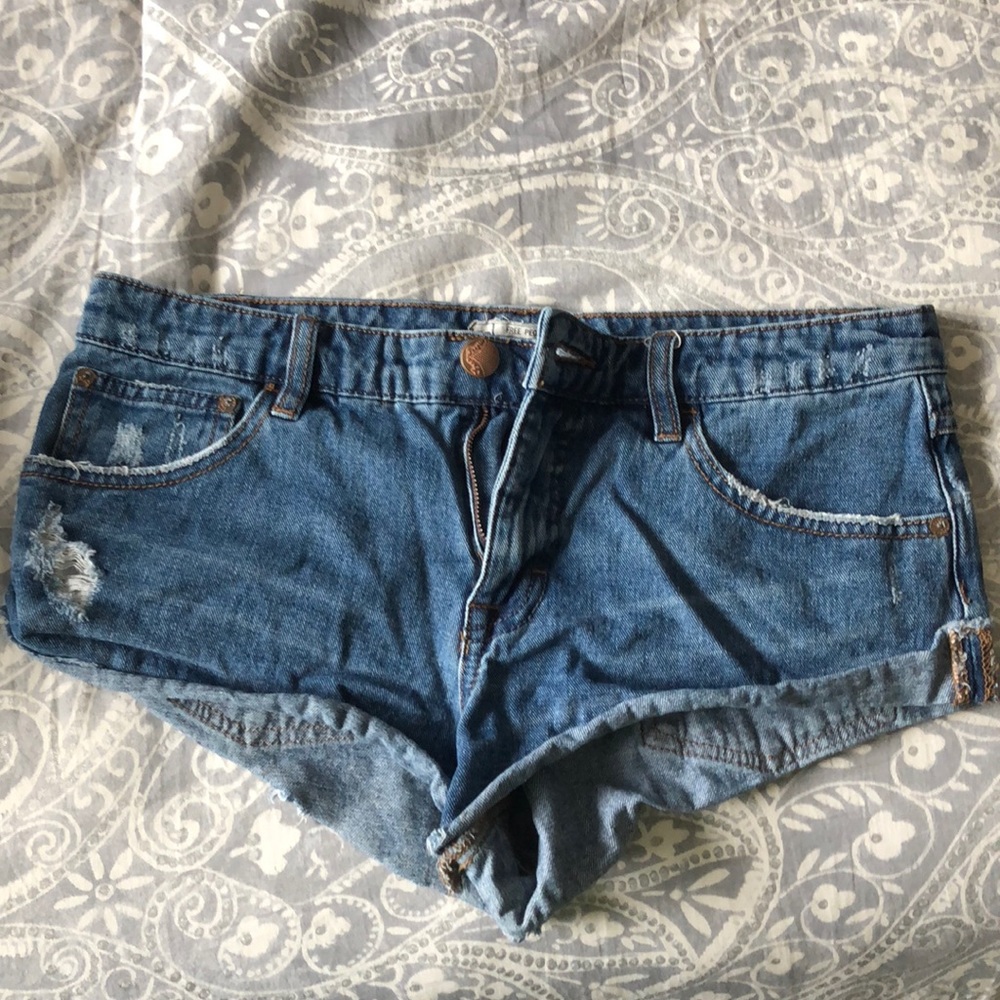 Free people pin up shorts